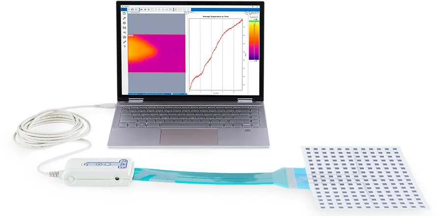 Pressure mapping acquisition system and display used to review contact pressure data